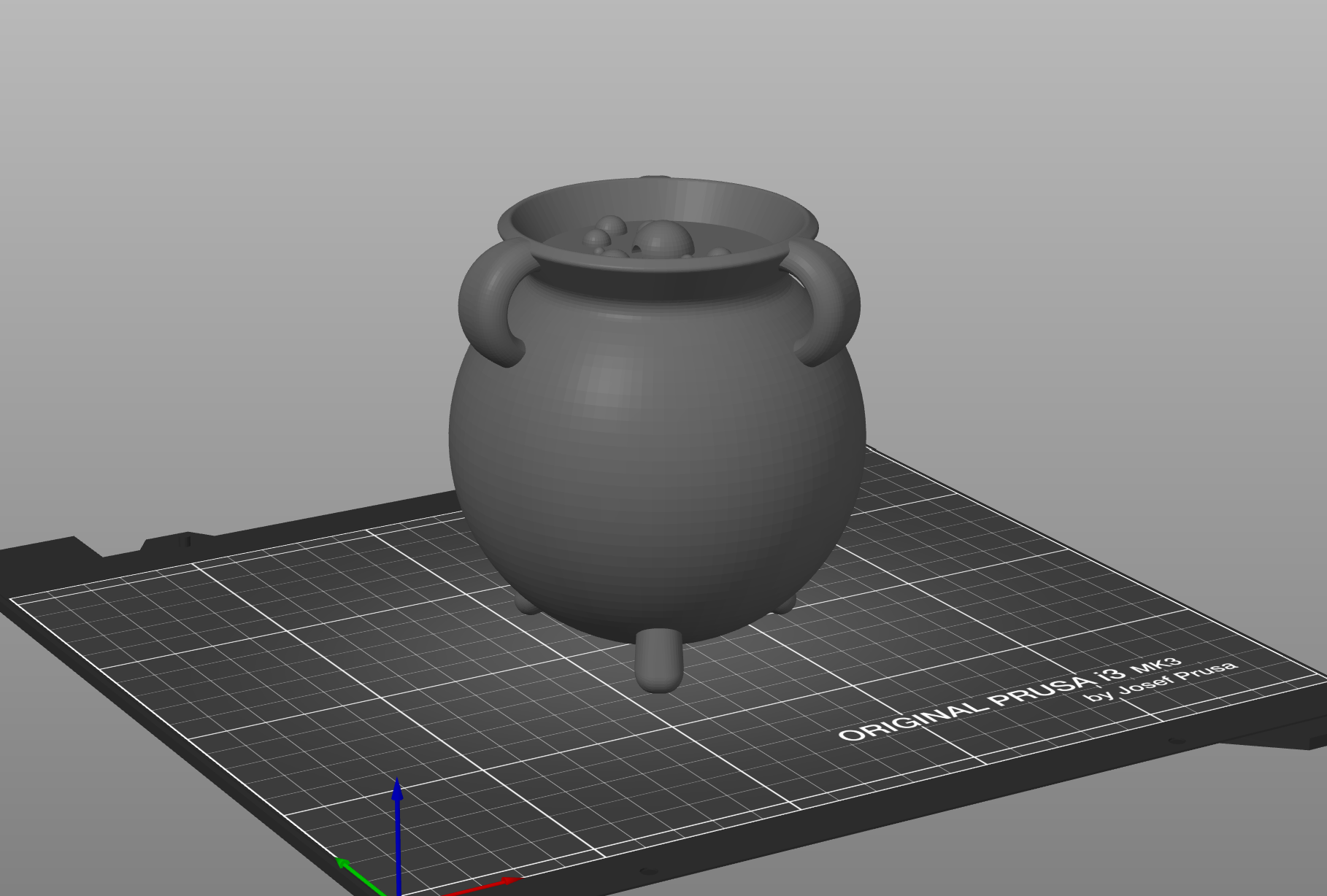 Bubbling cauldron