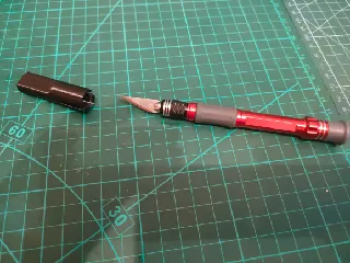 Utility knife cap