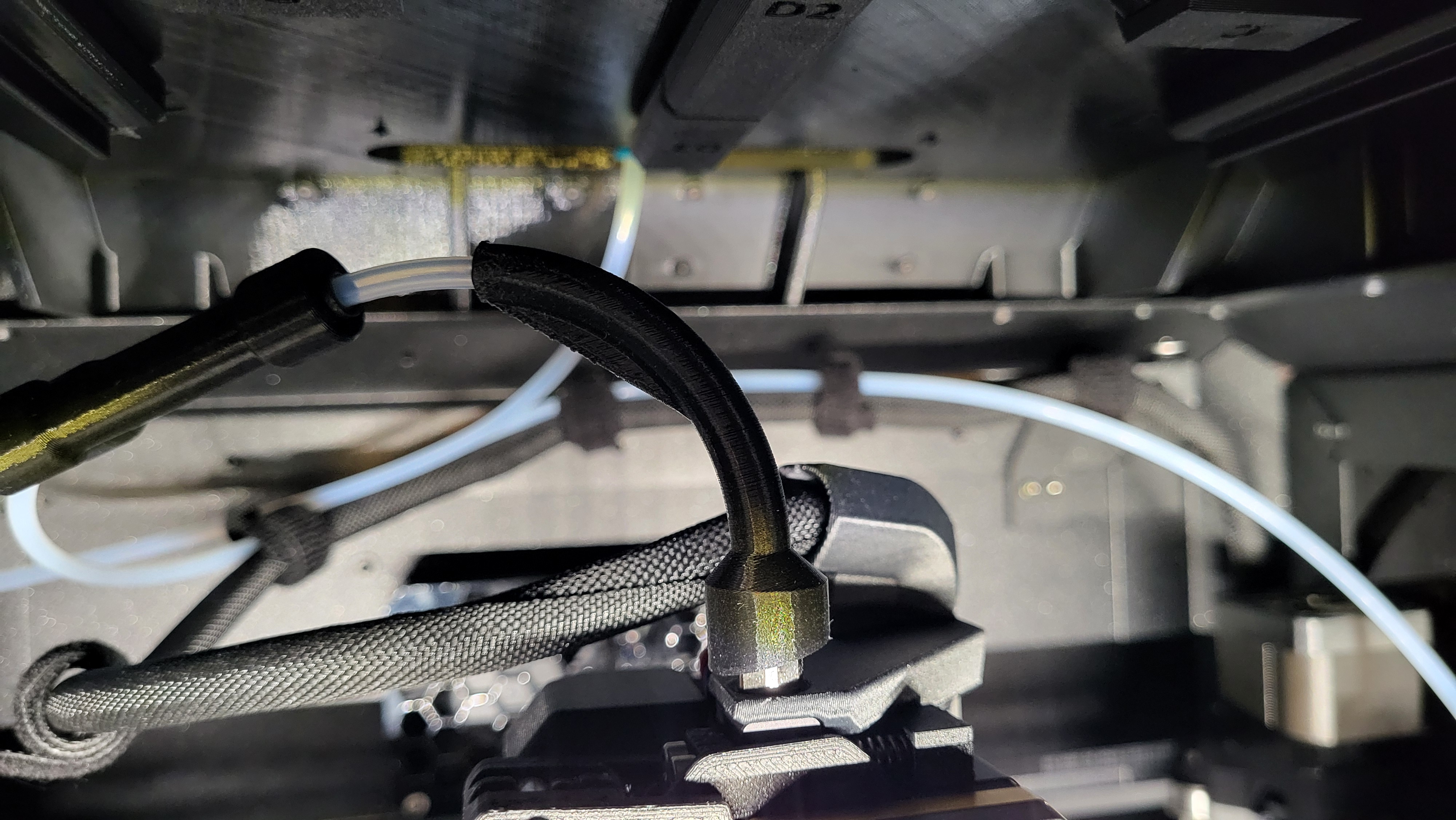 Core One modified "bowden-bend" with wider radius