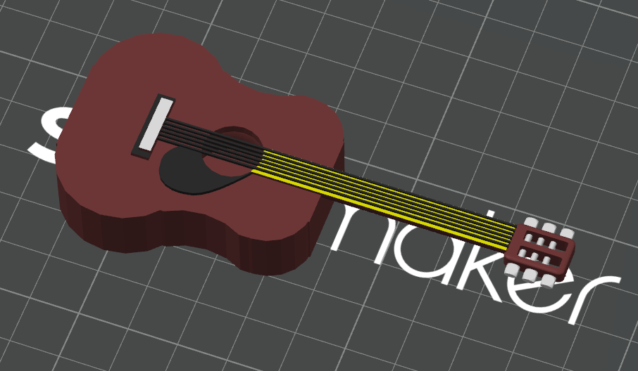 Miniature Guitar for Puppet — miniatura 3