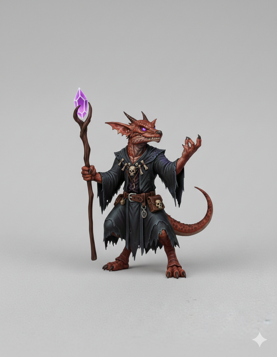 Kobold Necromancer - DnD mini