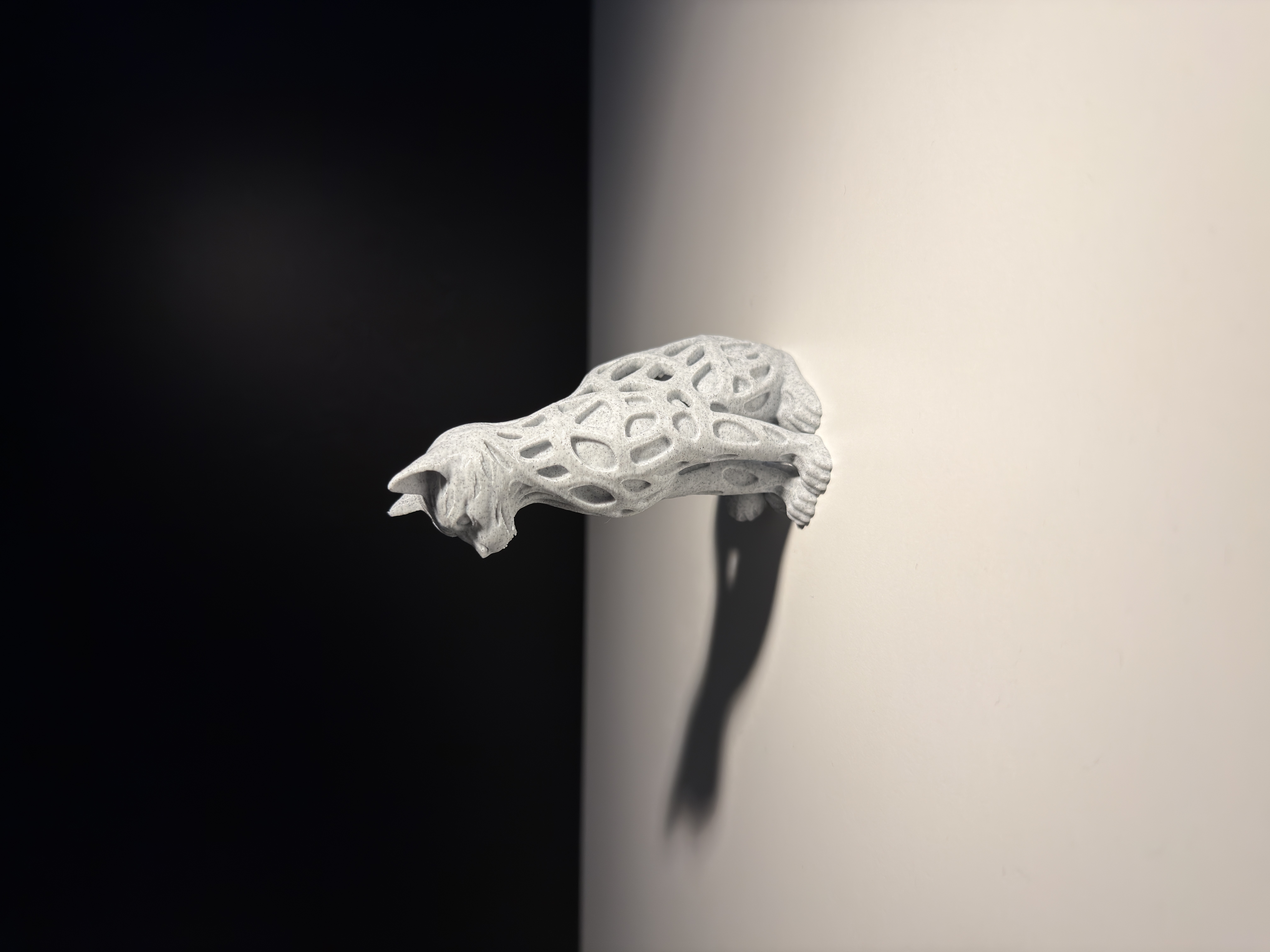 Miniatura 3 do modelo 3D Sitting Cat Statue