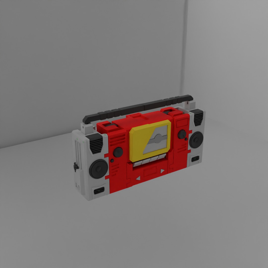 Miniatura 6 do modelo 3D Transformers Blaster SS86 scale