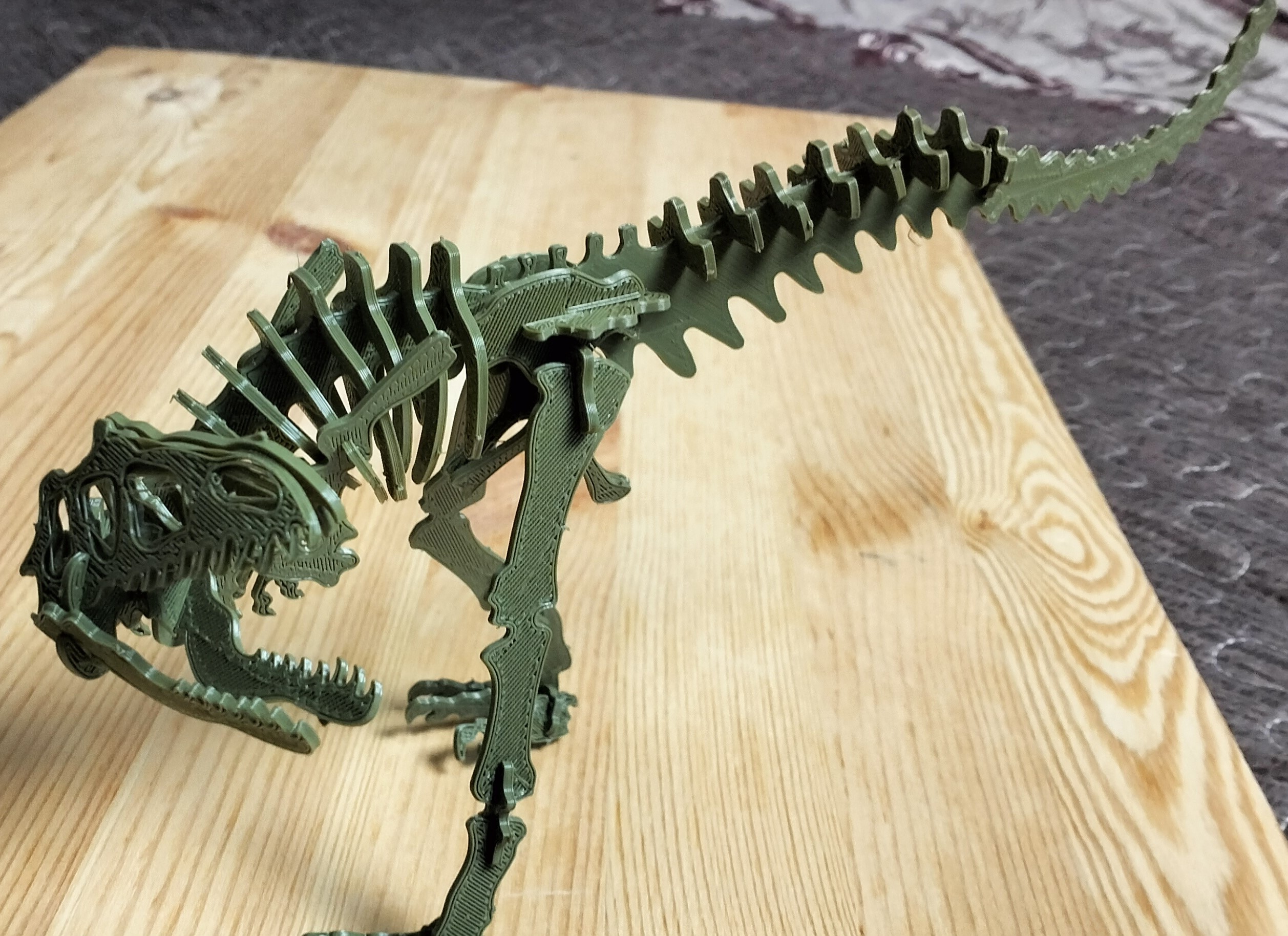 Miniatura 4 do modelo 3D 3D puzzle Alasaurus