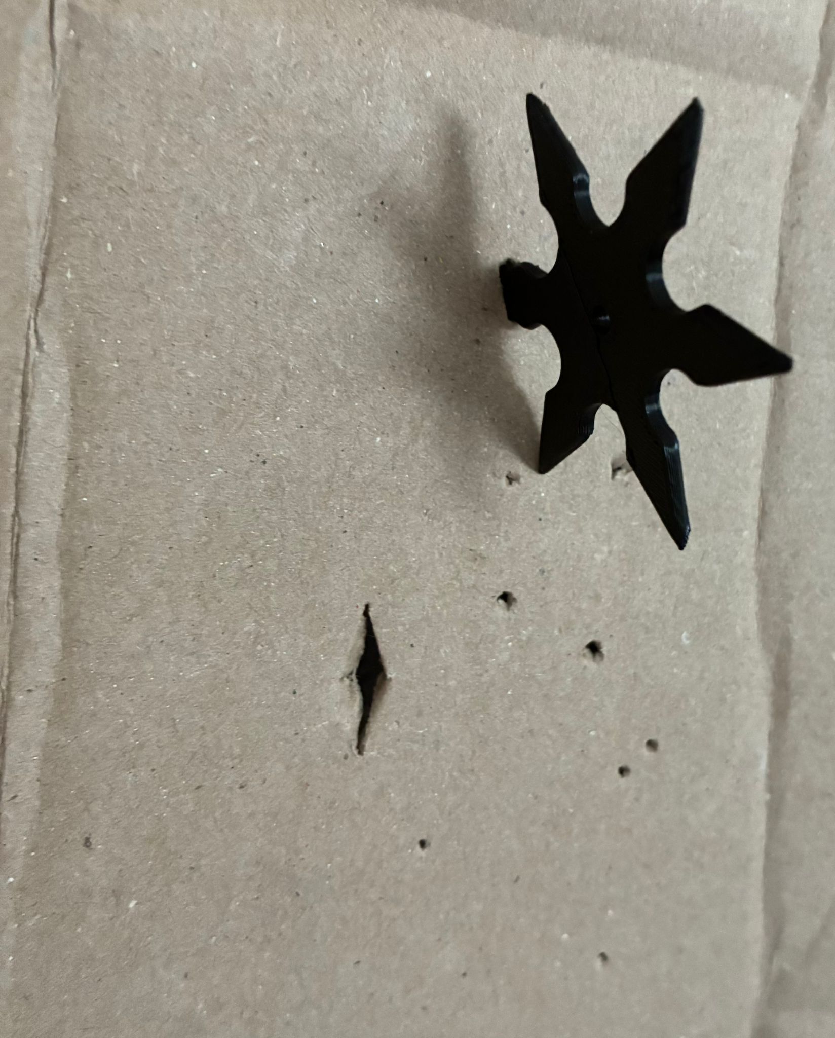 throwing star/Shuriken 5 minutes print in place