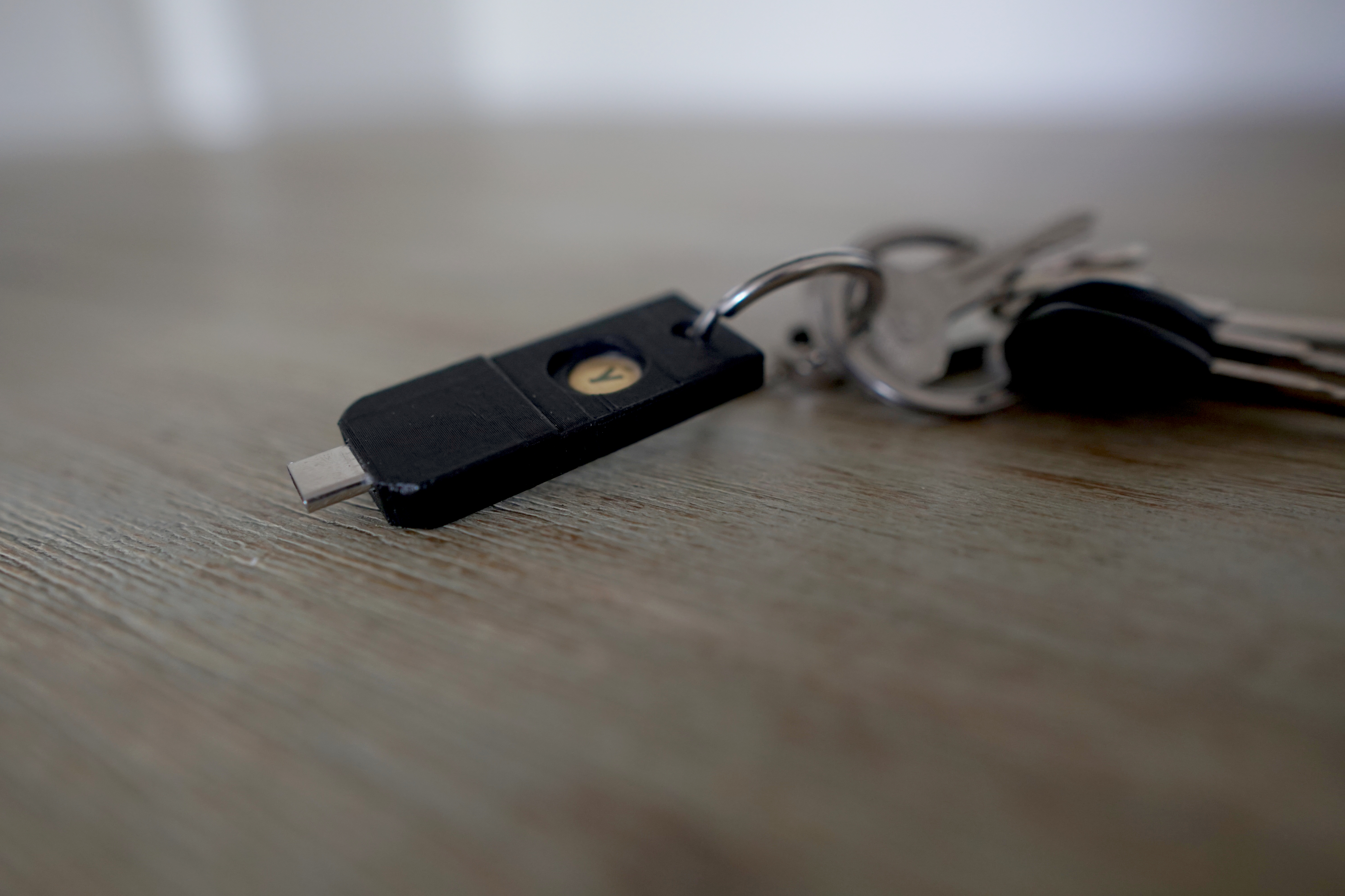 Yubikey Adapter and Case USB A-to-C