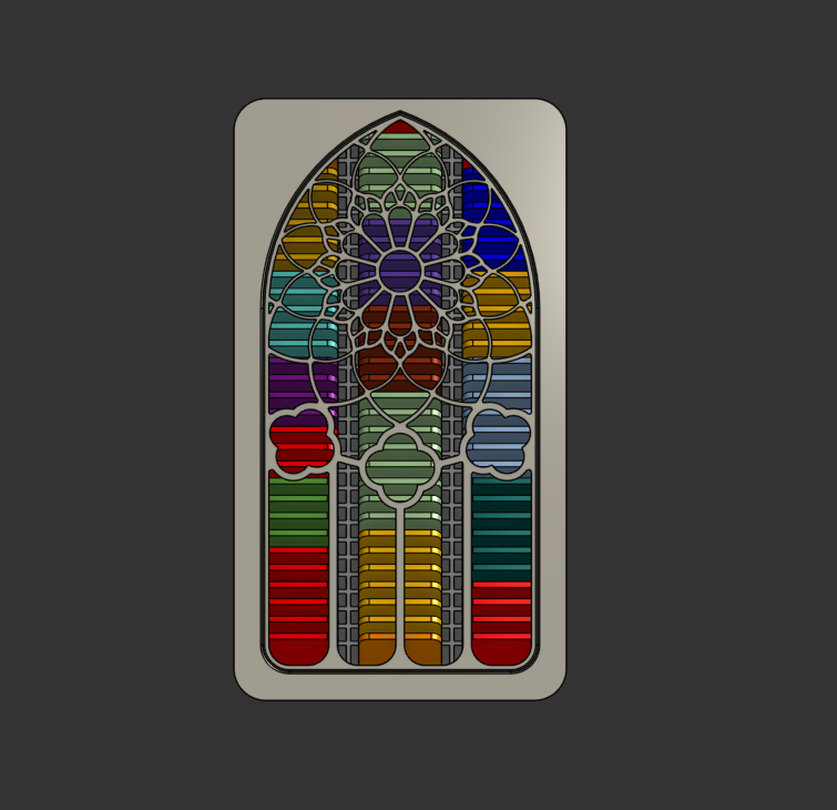 Stained Glass Swatch Box