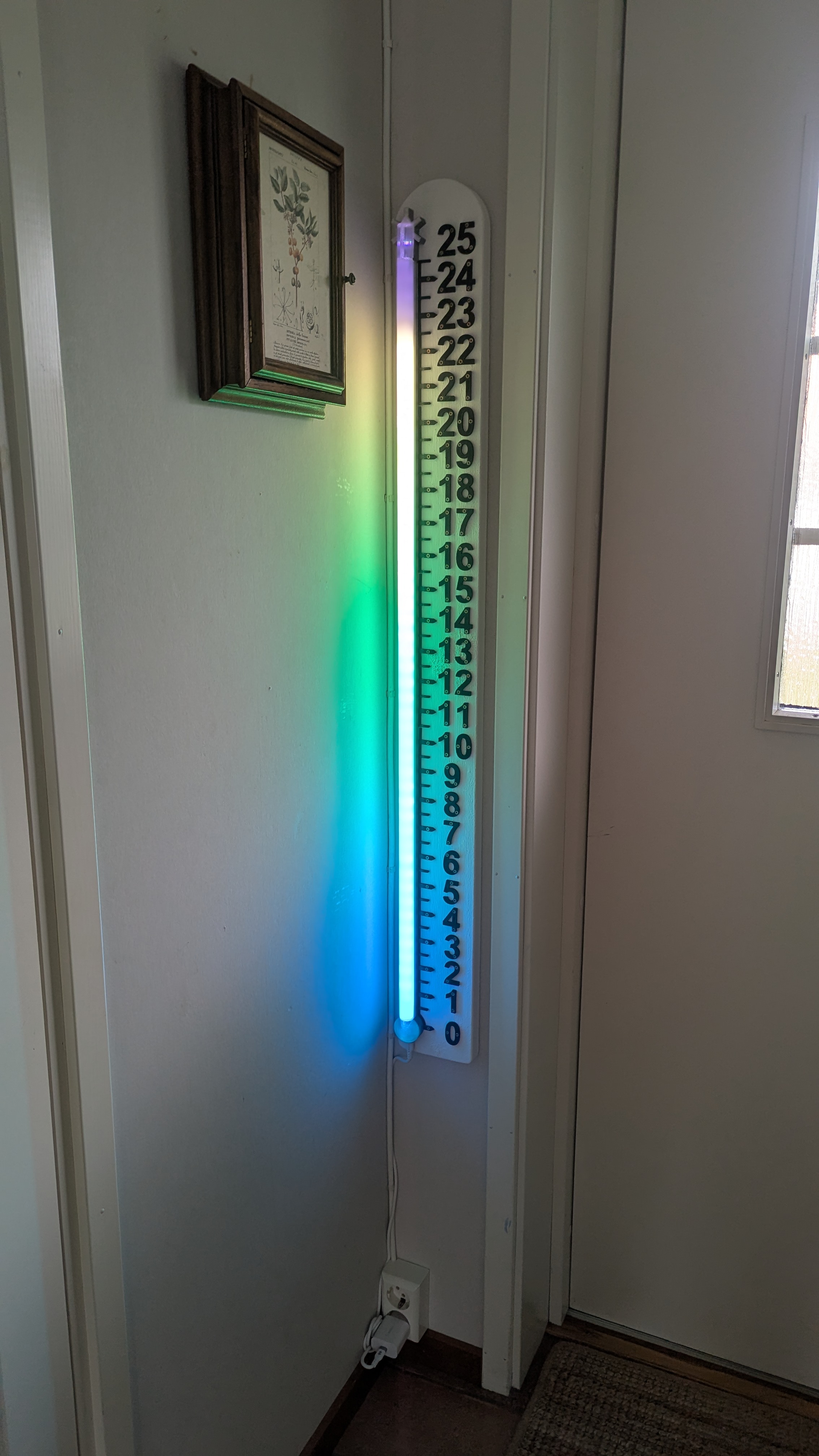 Big RGB Led Thermometer