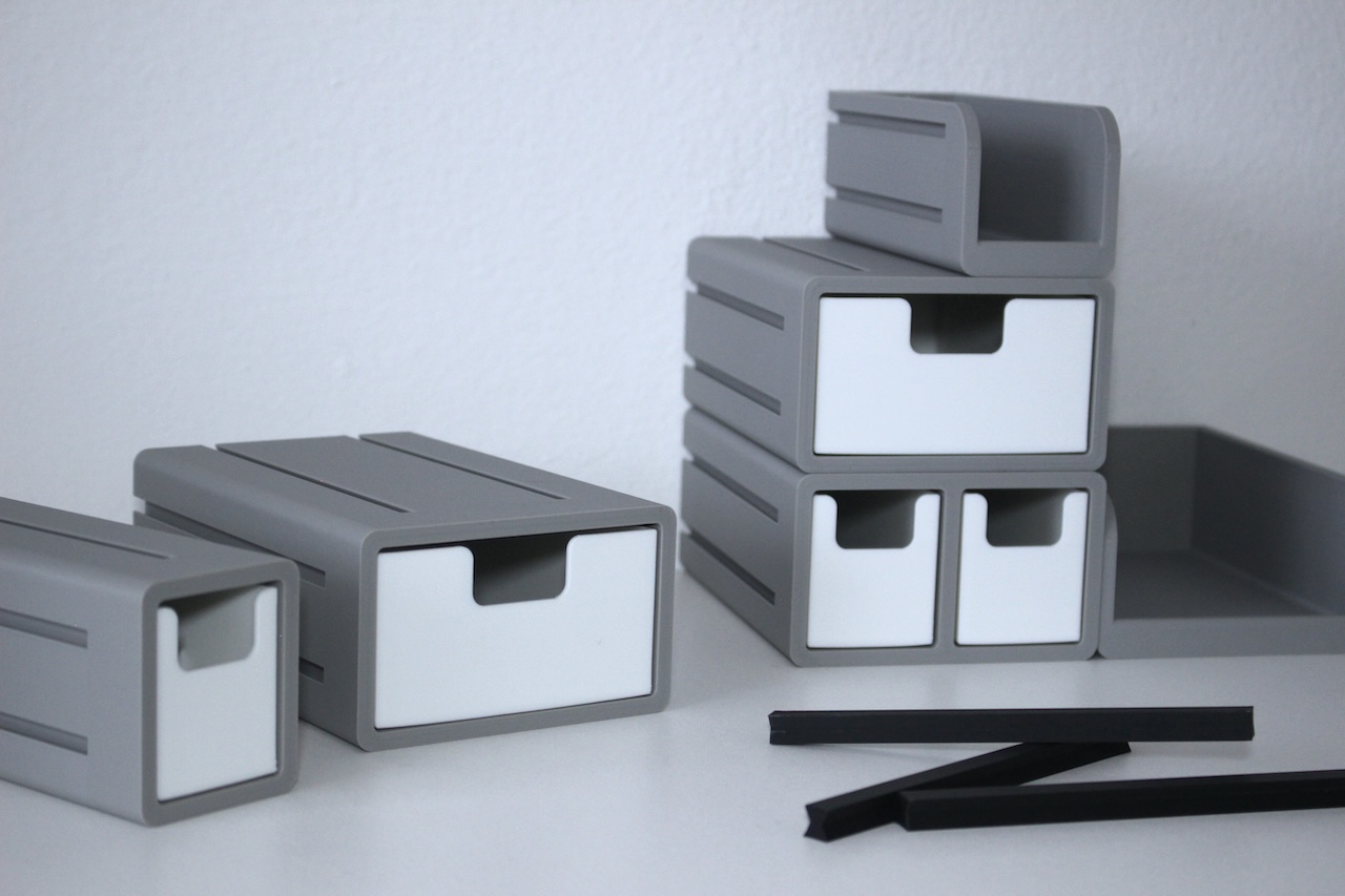 Miniatura 8 do modelo 3D Modular Storage System / Desk organizer
