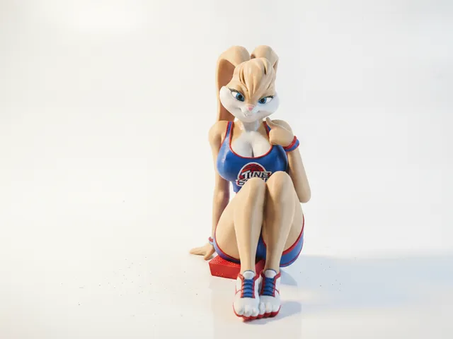 Sat Bunny Figurine Animal 3D Printable