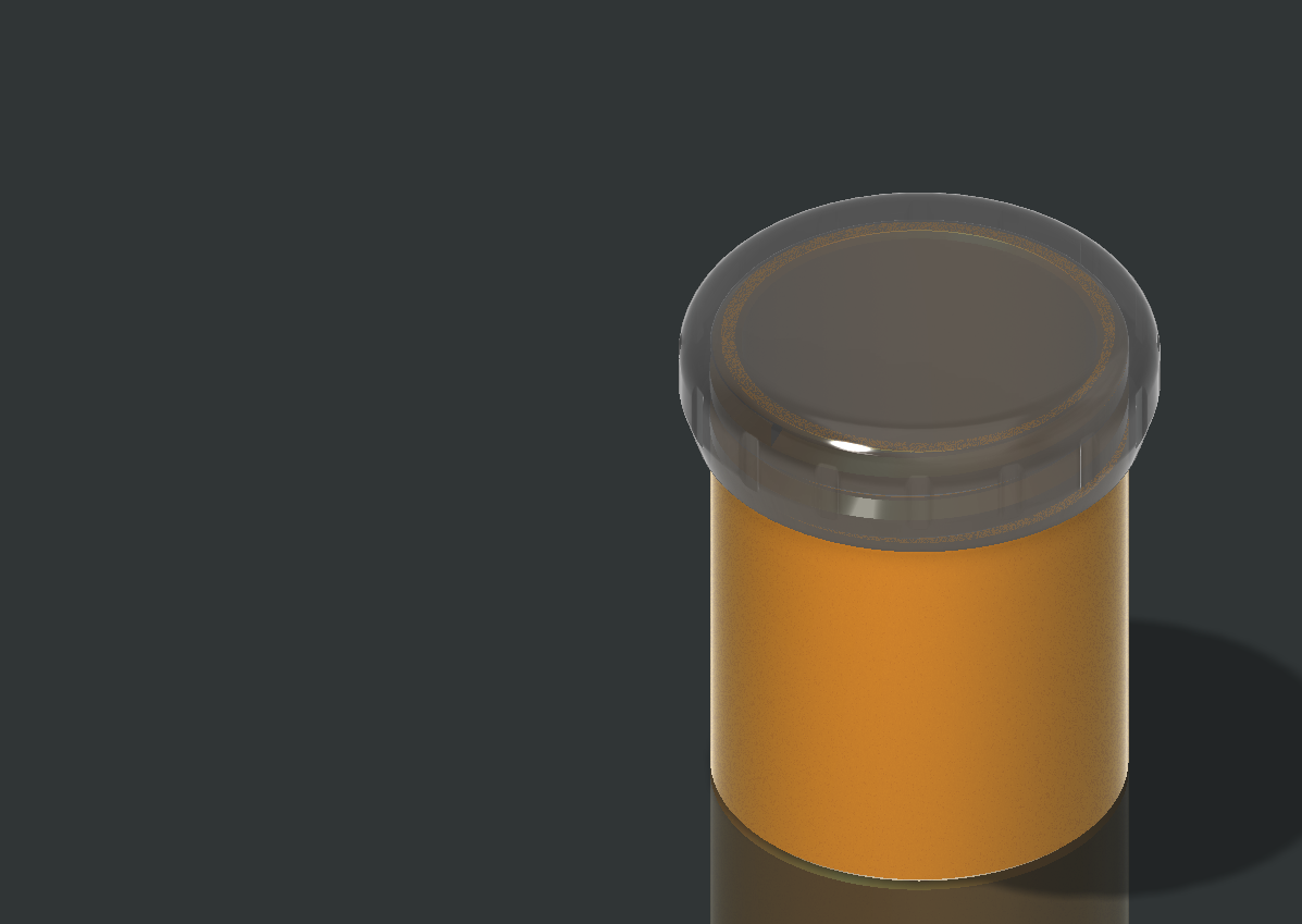 Miniatura 2 do modelo 3D Grease container approx. 50ml