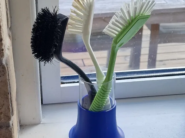 Dish brush holder