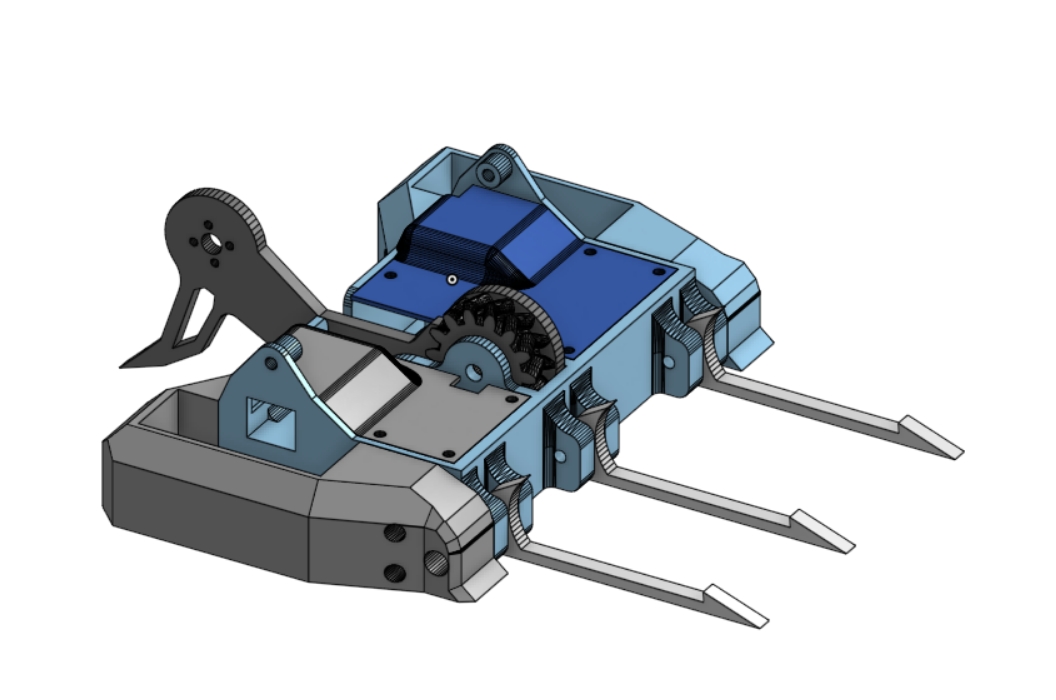 ONI 150g Combat robot STEP FILES
