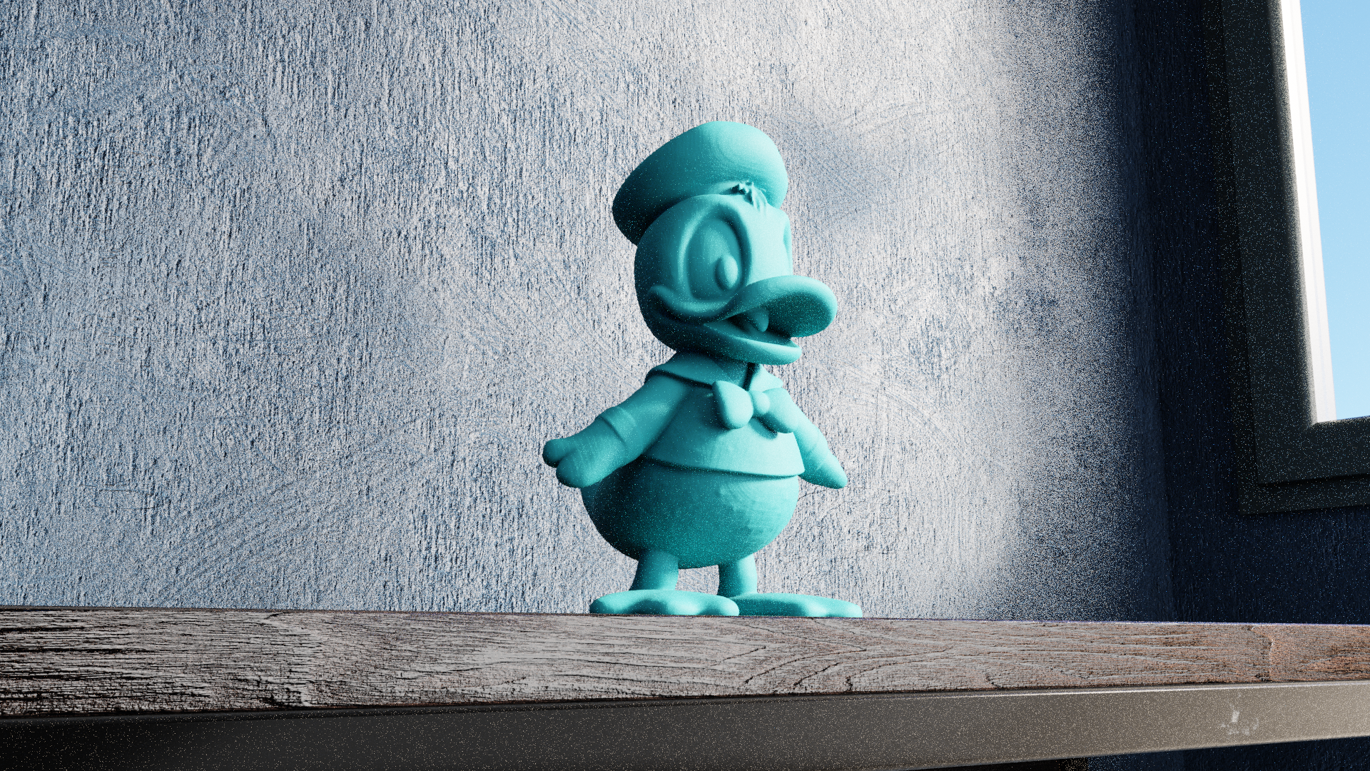 Miniatura 2 do modelo 3D Plush Donald Duck