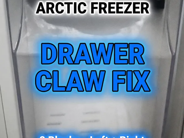 Beko / Arctic Freezer Drawer Transparent Wall Replacement Blocks (Claw Fix)