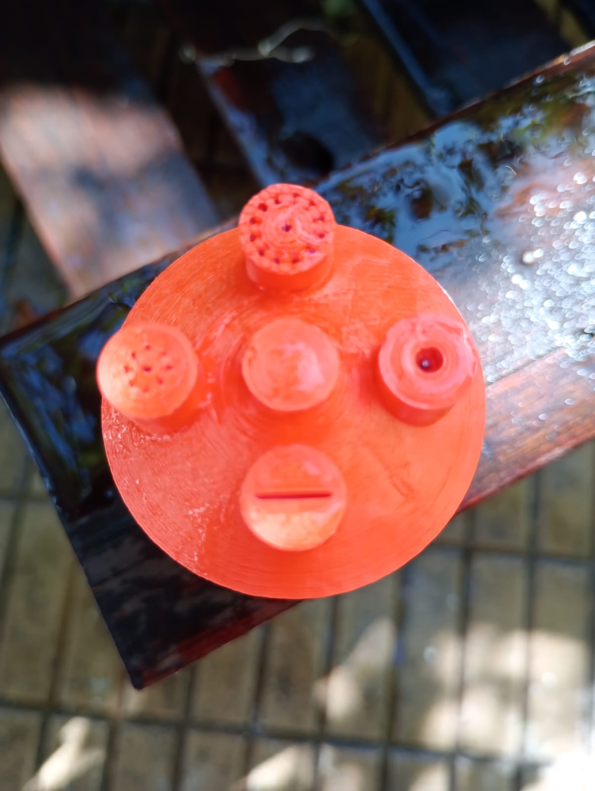 Hose nozzle spray adapter 4 in 1