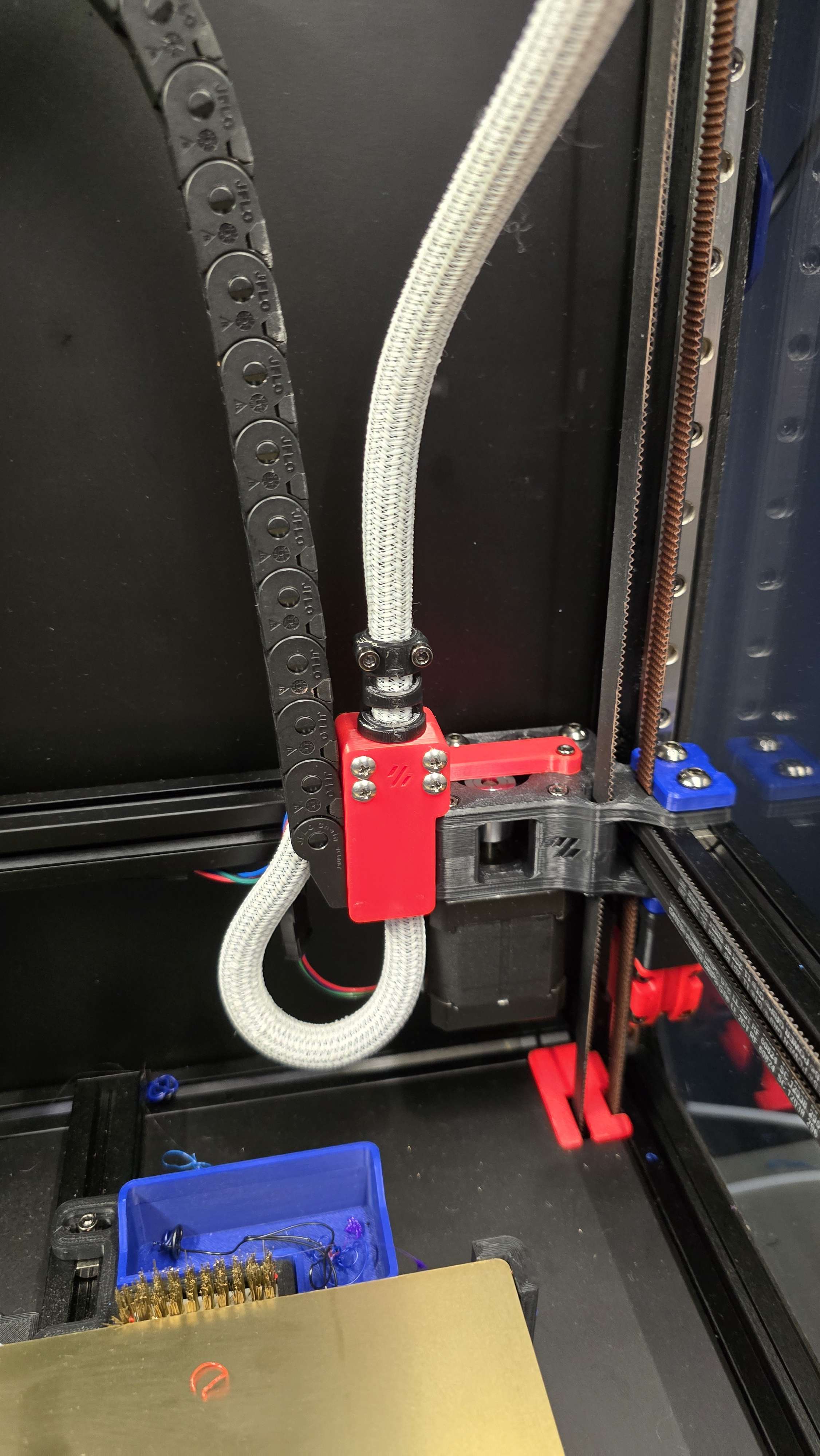 VORON 2.4 r2 Rear Umbilical PUG and Y Endstop Relocation