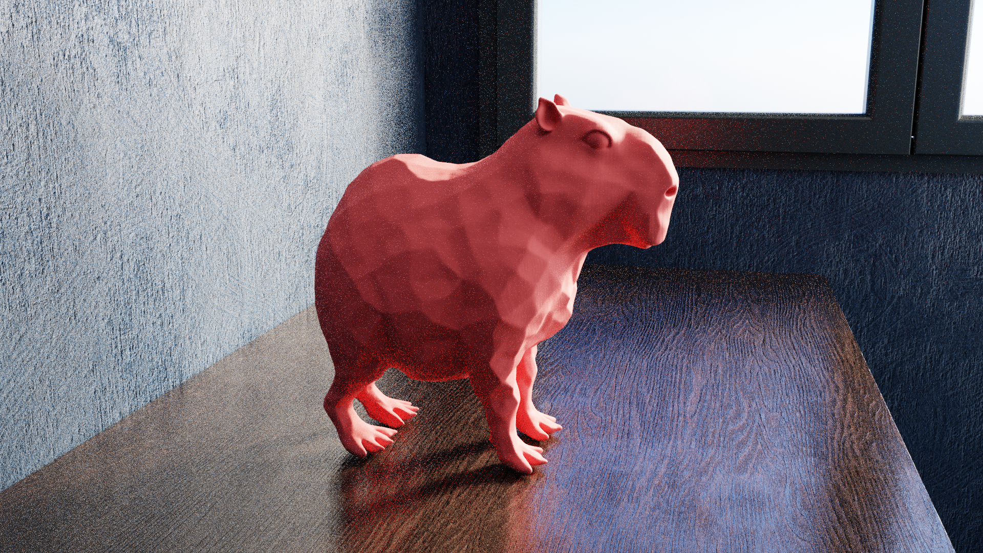 Miniatura 6 do modelo 3D Low Poly Capibara