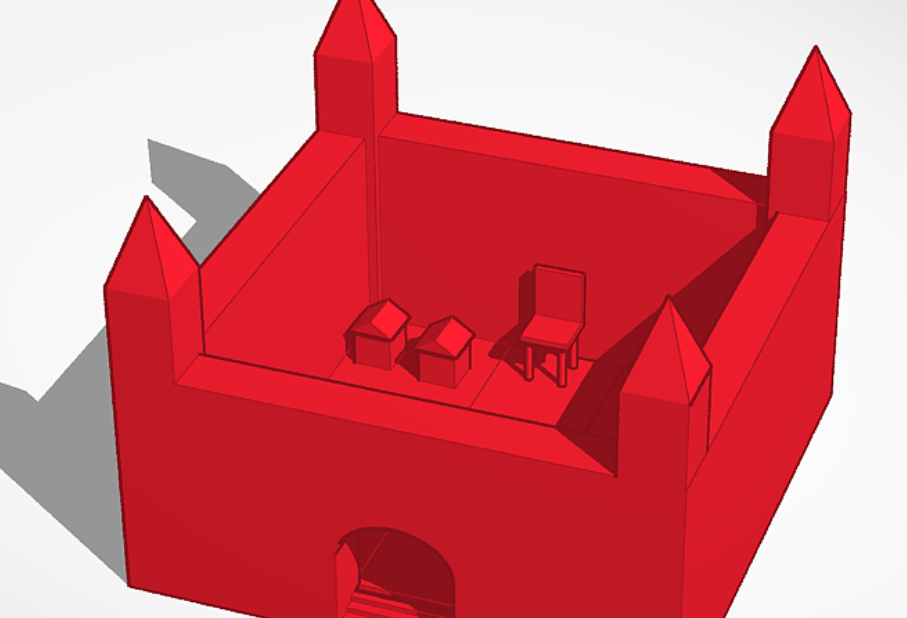 Miniatura 2 do modelo 3D mini castle