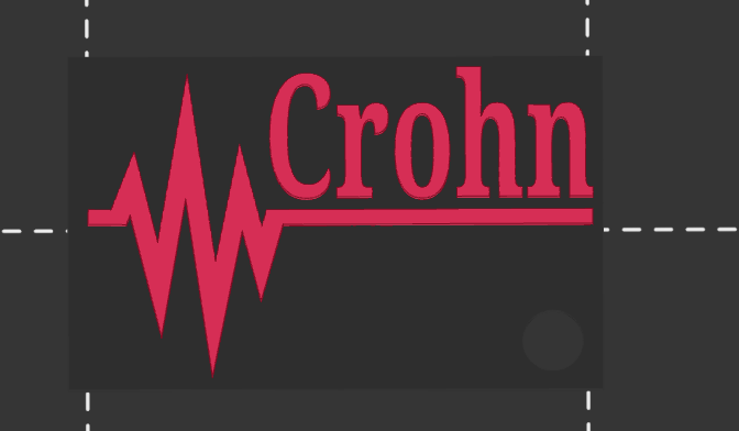 Crohn brelok,keychain,pendant, linia życia, Lifeline
