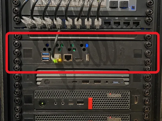 Turing Pi V2 10 inch Rackmount with Keystone slots