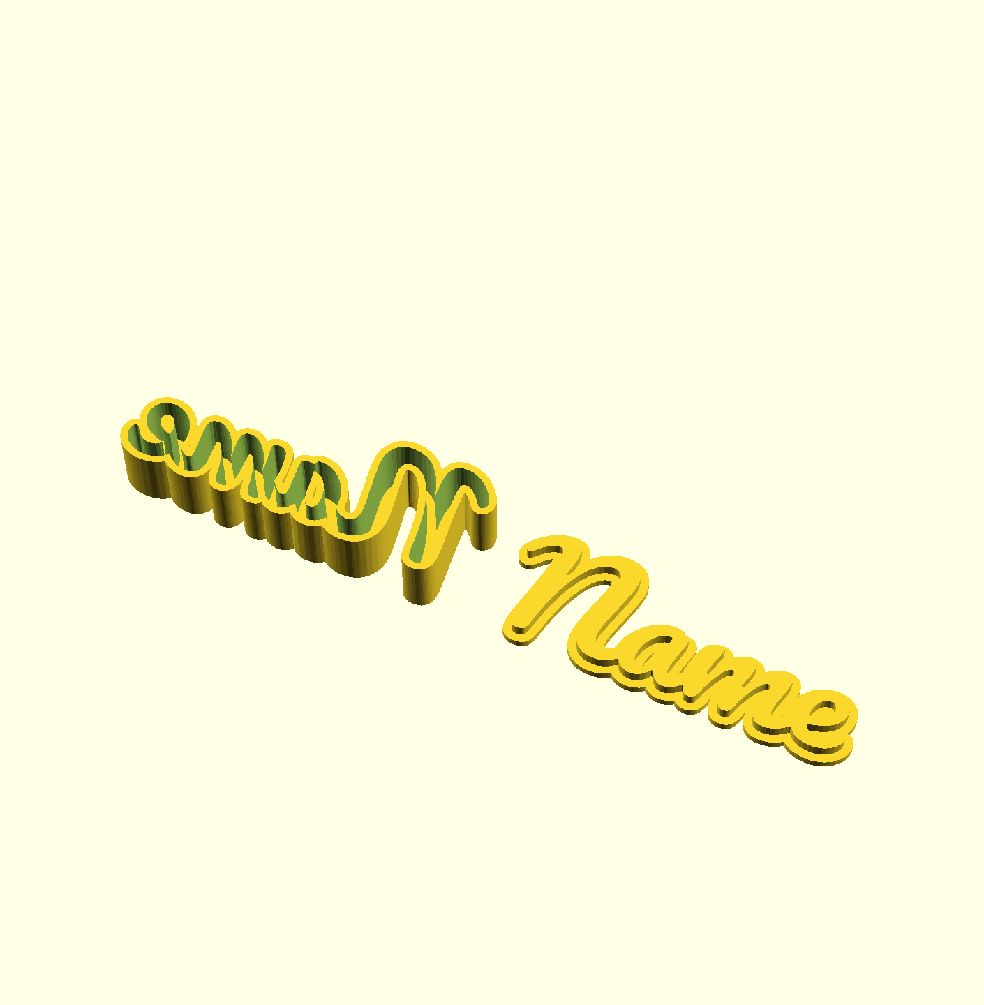 Mini neon sign 3D model