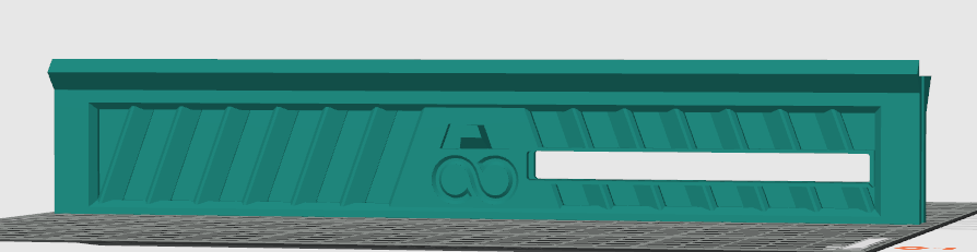 Centauri Carbon Rear Riser Slotted 3D model thumbnail