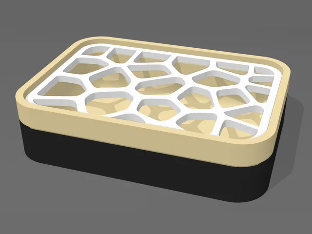 Voronoi Soap Dish (+detachable Wall Mount)