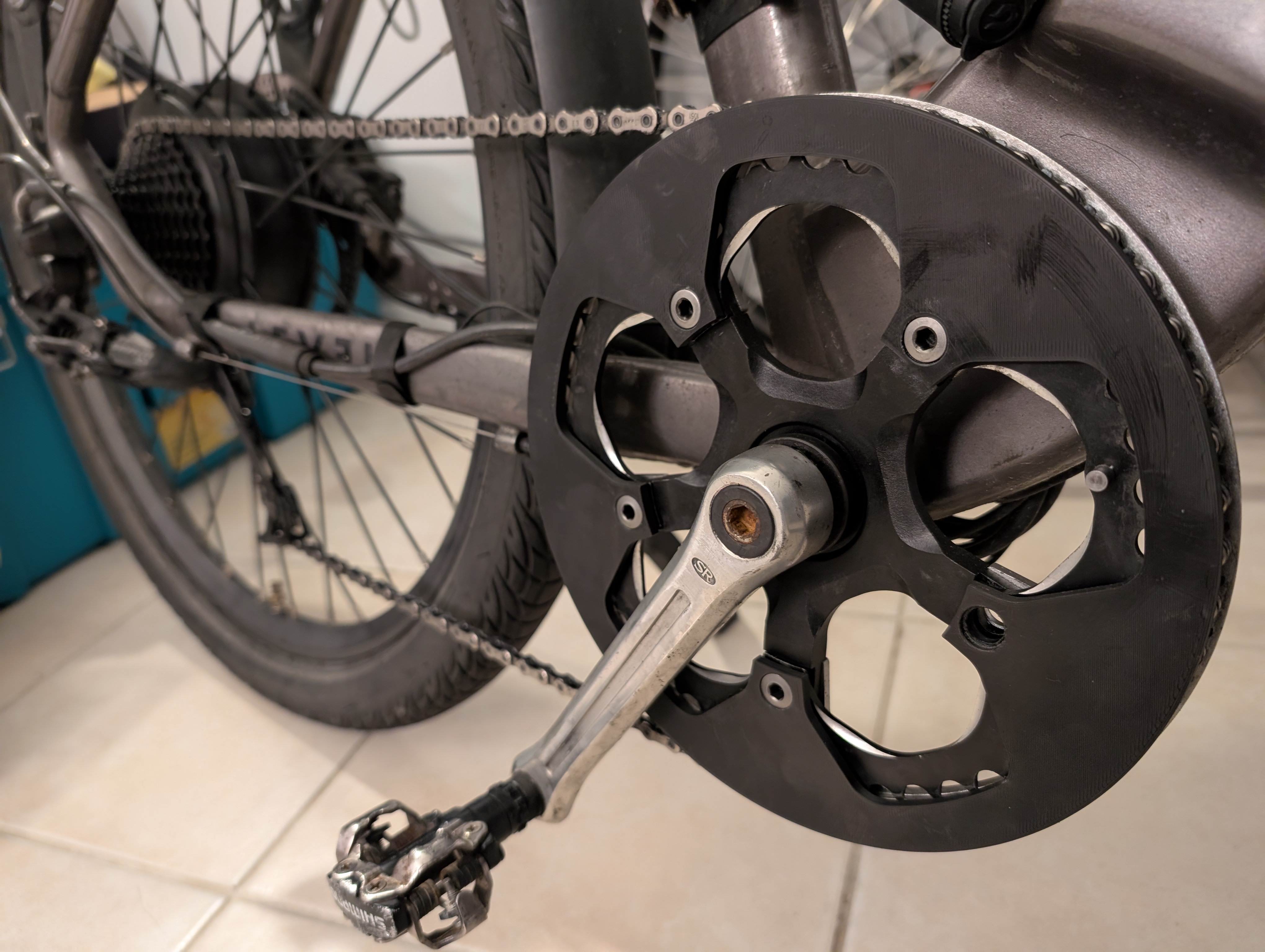 Miniatura 16 do modelo 3D Chainring guard