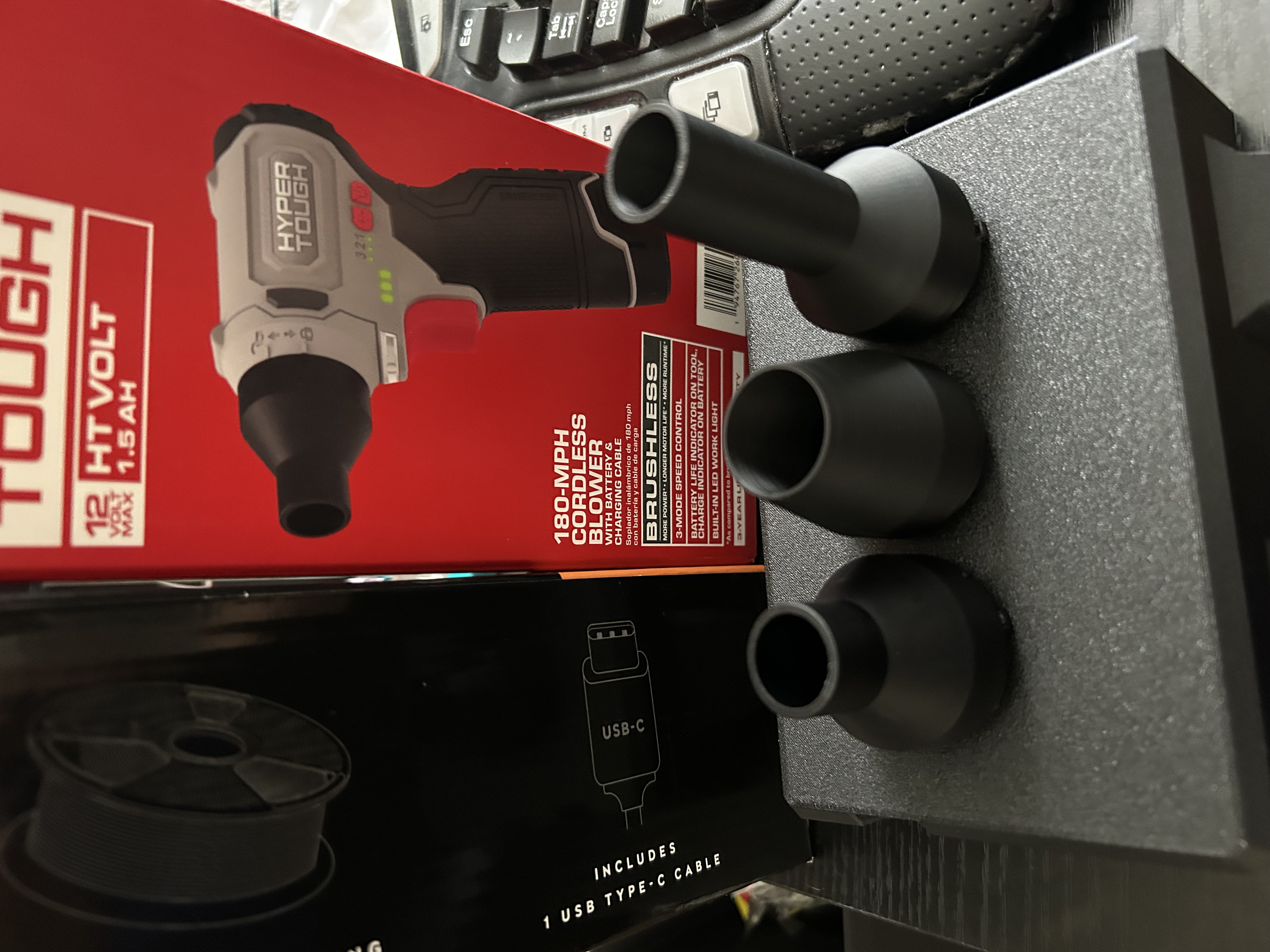 Miniatura 2 do modelo 3D Hyper Tough Mini blower/Duster nozzles