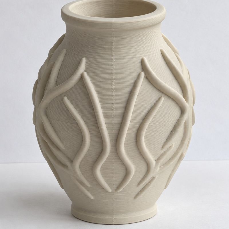 Deer Skull Antler Flower Vase by VASEE | 3D Printable Vases | Download ...