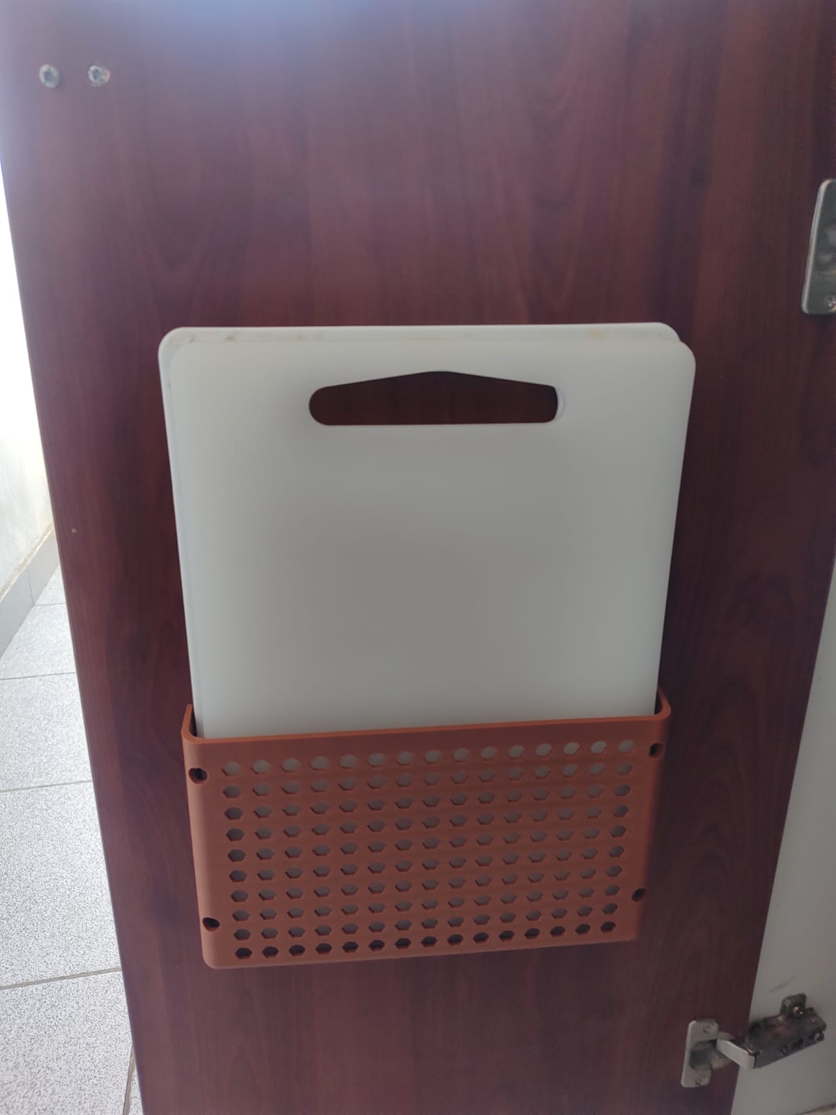 Kitchen door basket