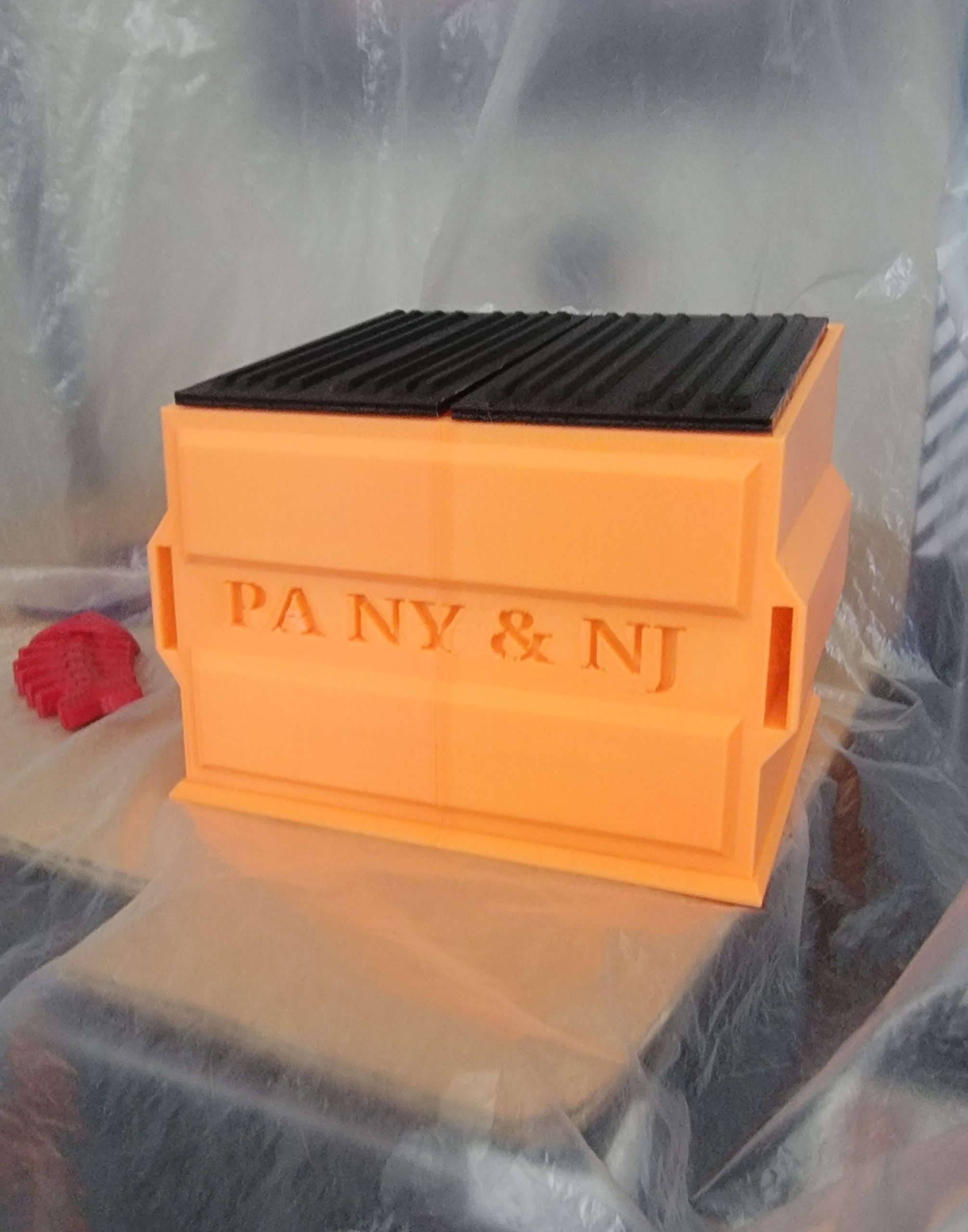 POSTIT NOTE DUMPSTER HOLDER