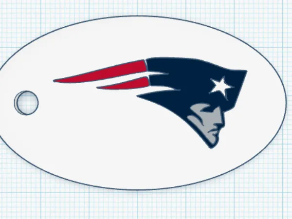Patriots Keychain