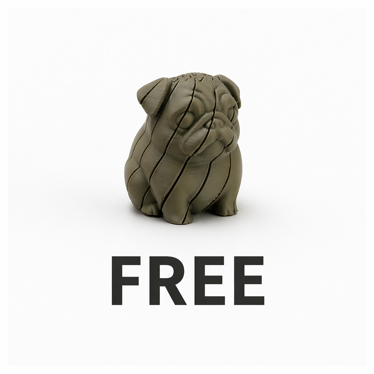 Miniatura 3 do modelo 3D Pug Slime Fidget