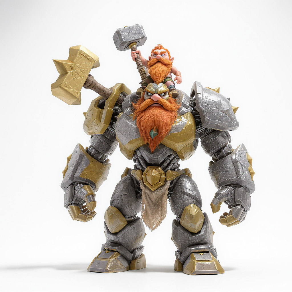 Dwarf Forge Golem Rider