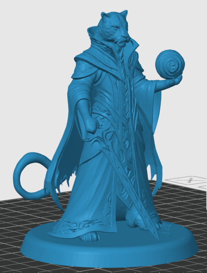 Tabaxi Warlock — miniatura 4