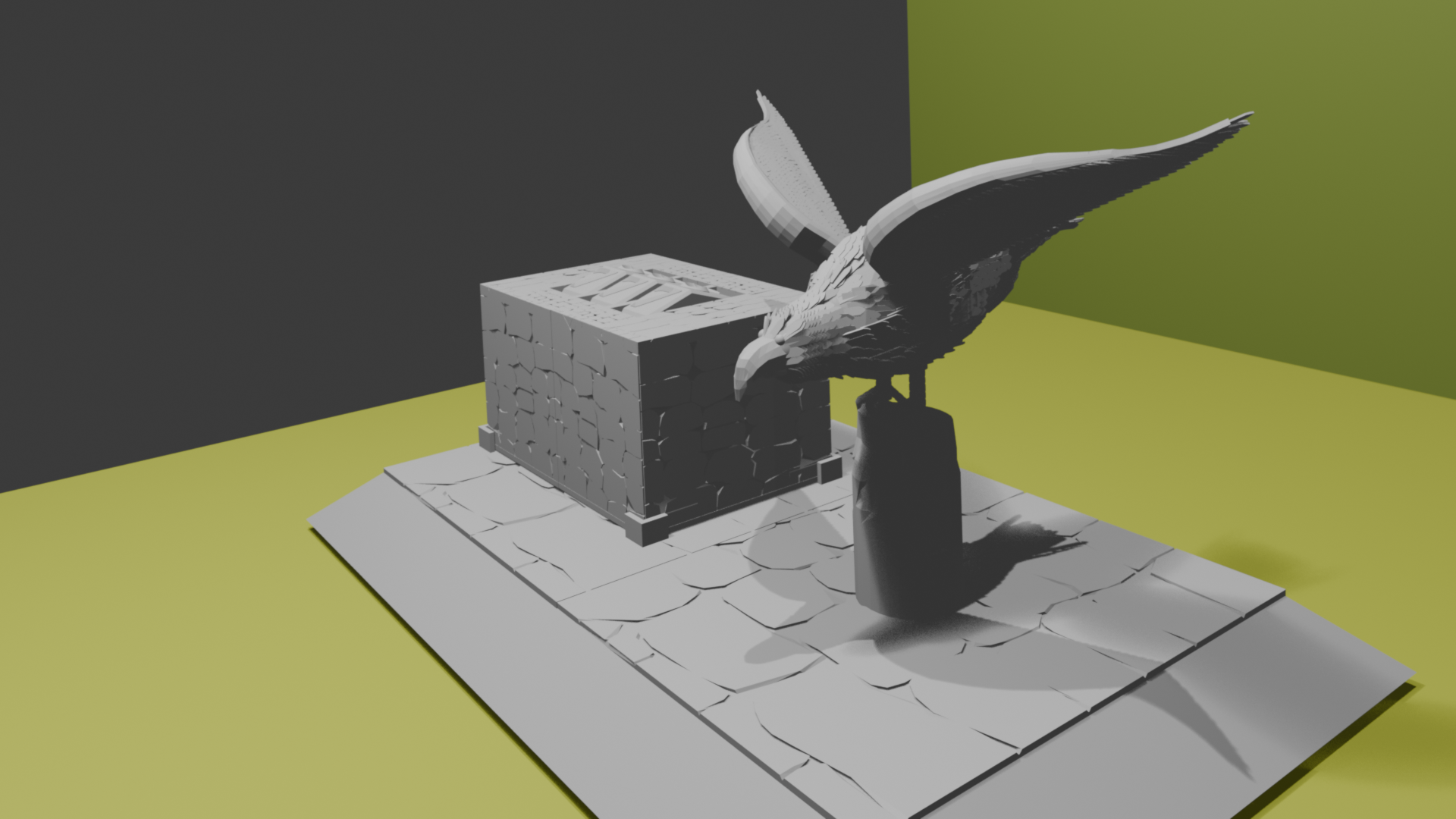 Magic Bird Token – 3D Printable Creature Token — thumbnail 9
