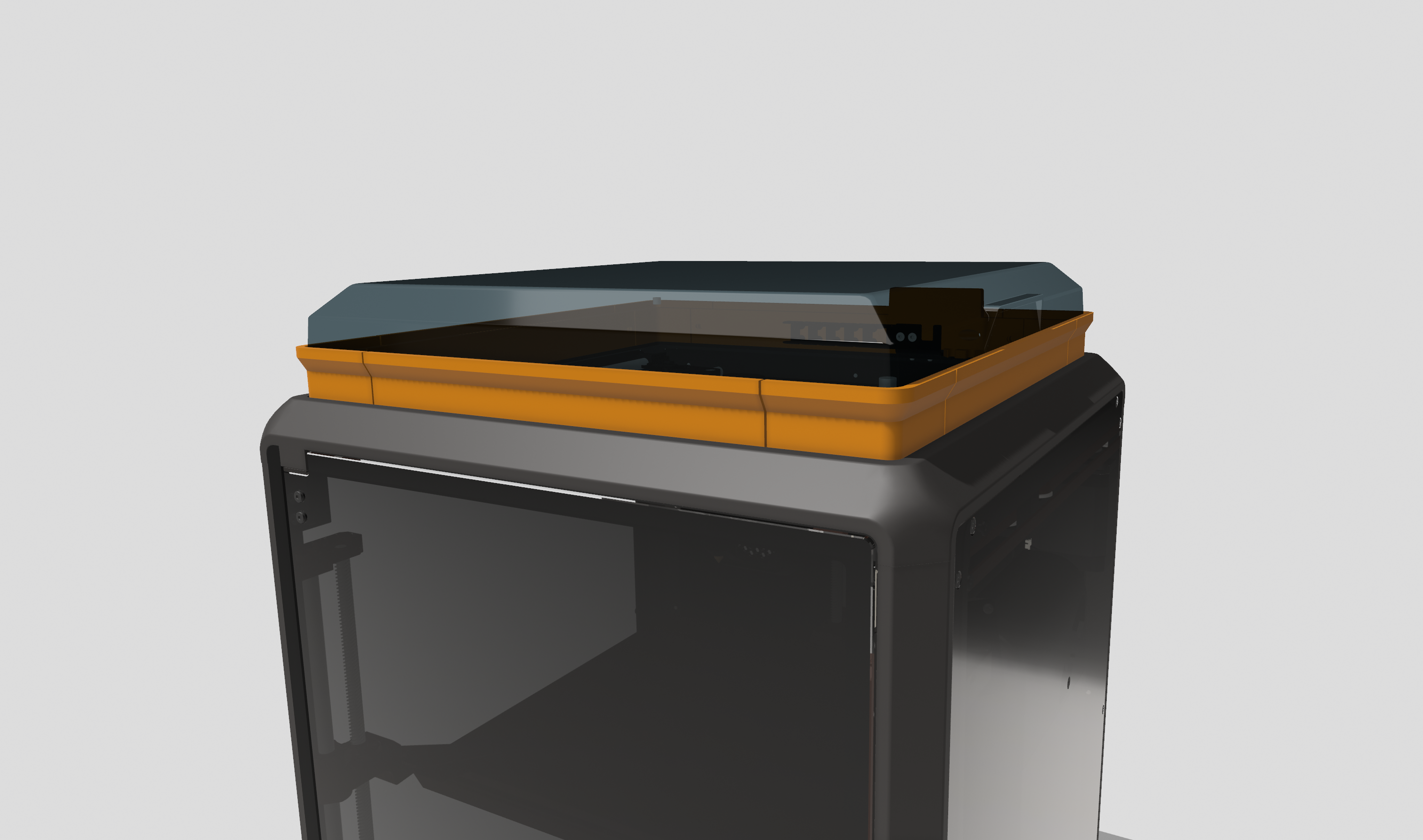 Creality K1 Lid Riser Bolted FIXED SIZING