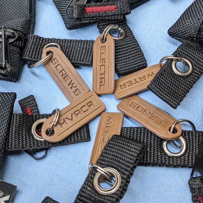 Key Ring Tag Label by Victor R | Download free STL model | Printables.com