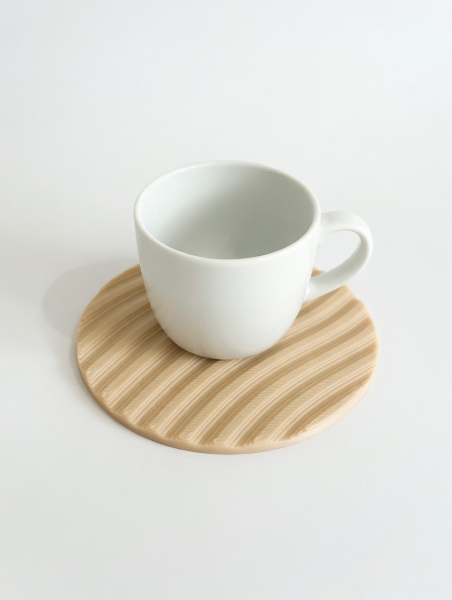 Modern Cup Coster 3D model