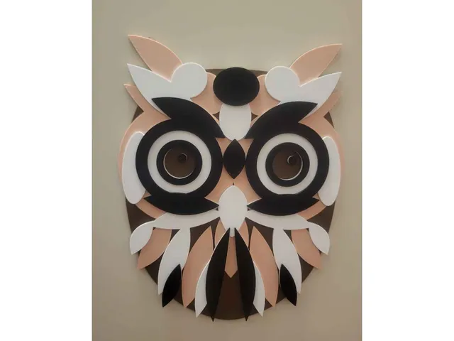 Decor wall owl (only 3 changes) wall-mounted owl