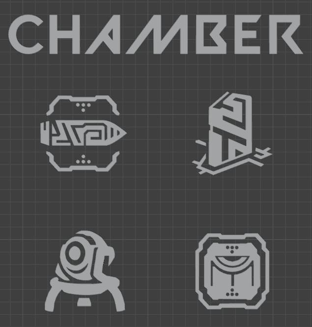 Chamber Valorant 3D Nameplate + Ability Icons (All-in-One STL)