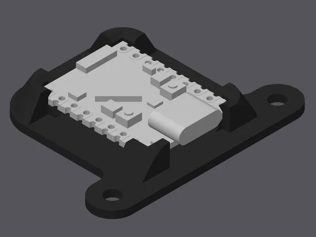 MIDI foot pedal ESP32-S3 SuperMini holder