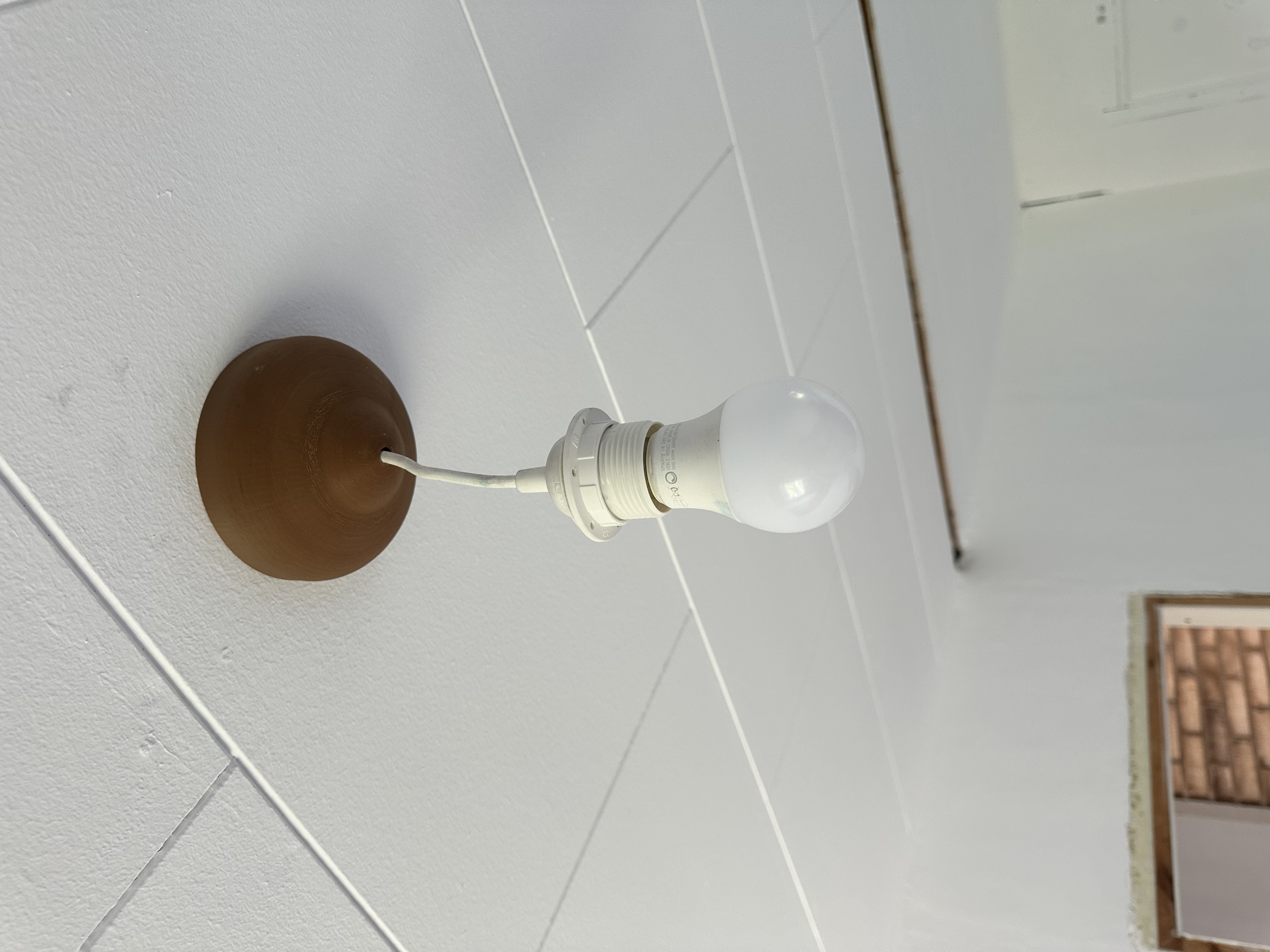 Lamp hanger / outlet (CeilingBoob). Screw on