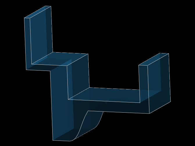 Miniatura 2 do modelo 3D Slatwall Hook - 1.0"