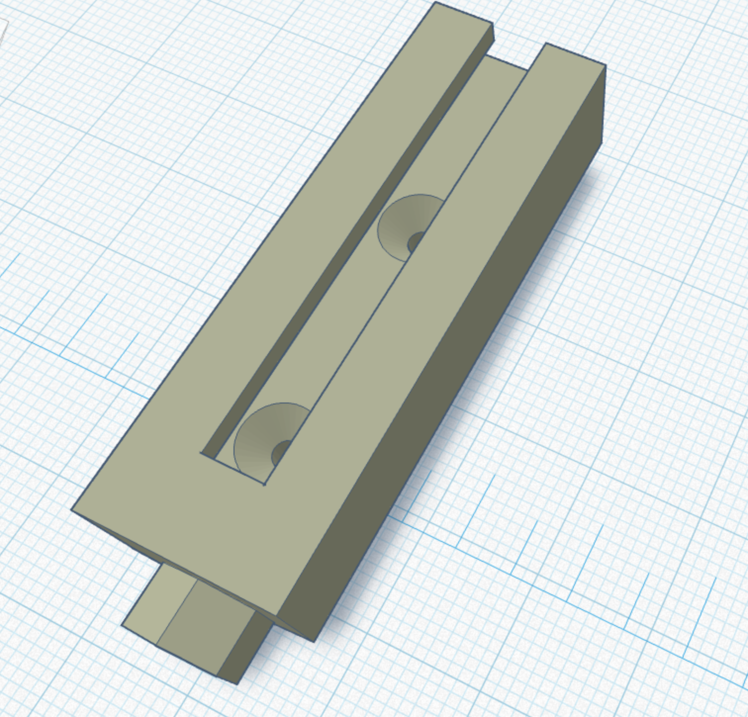 Countersunk wallmountable shaft for Modular Glasses Rack