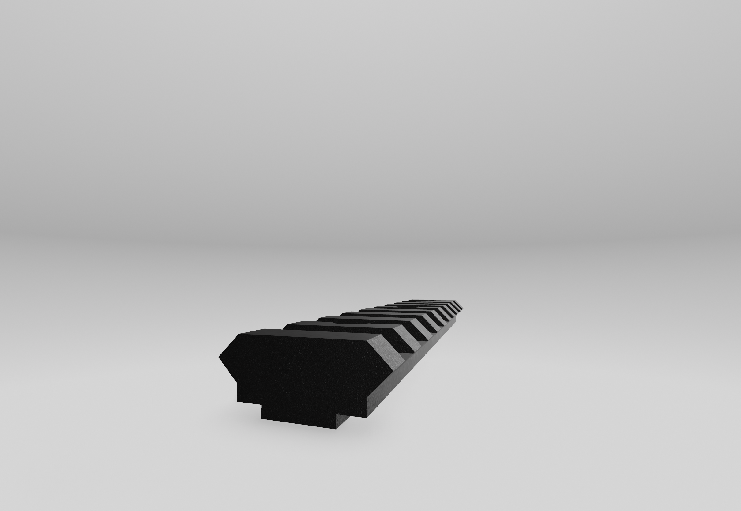 Picatiny rail for Remington 870 Tactical Shotgun