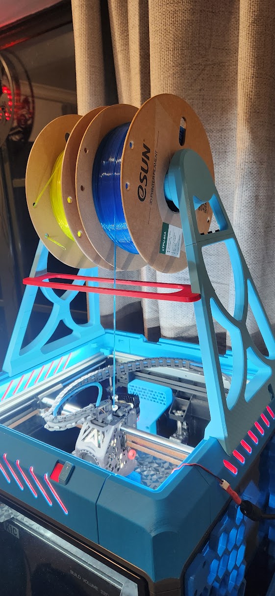 K1C & K1 - Dual Spool over head mount (For TPU and Manual Colour changes) — miniatura 13
