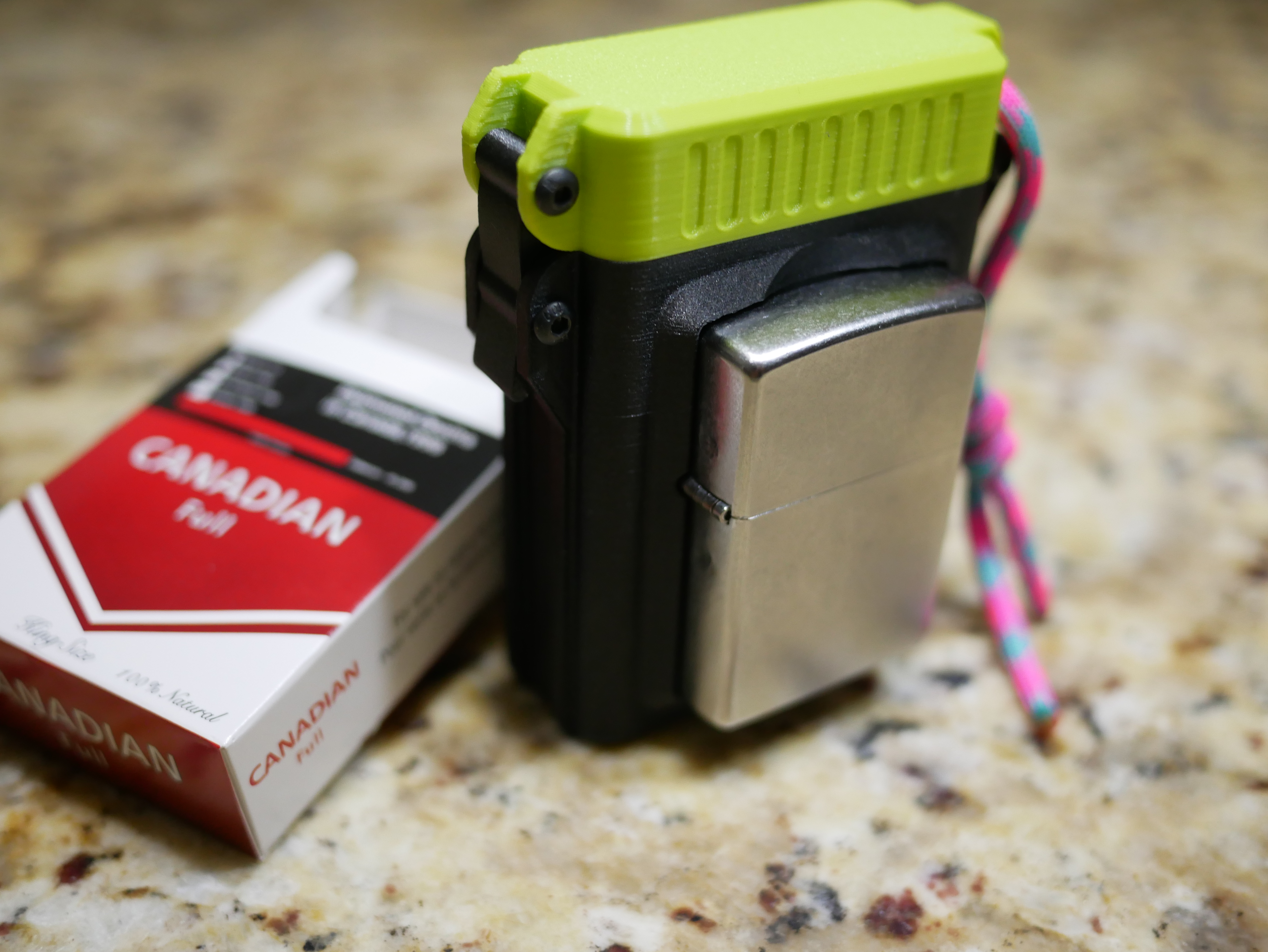 Cigarette Case with Zippo Slot